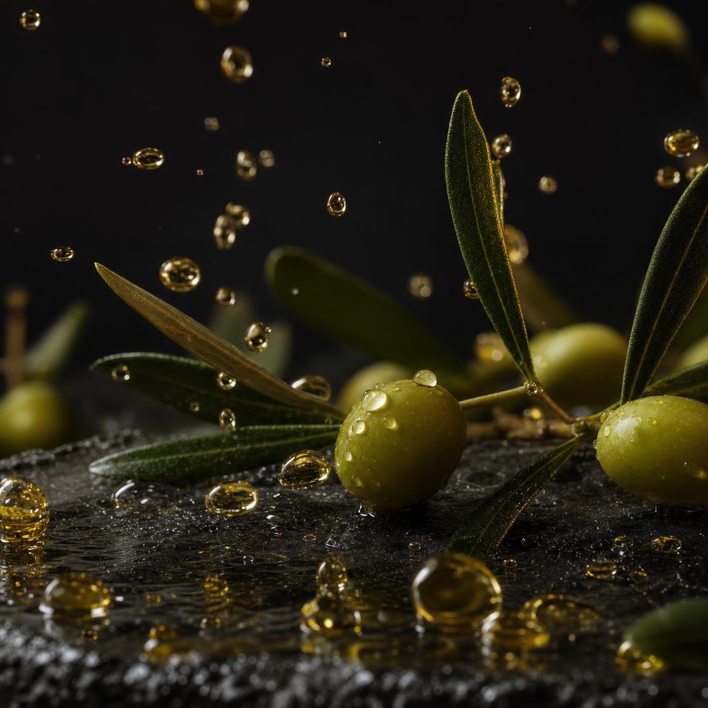 El escualano de aceite de oliva.